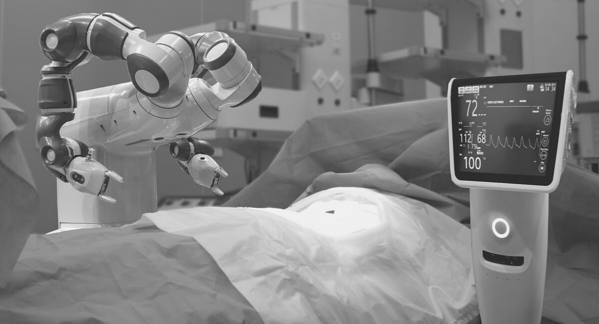 hospital surgery done by a robot